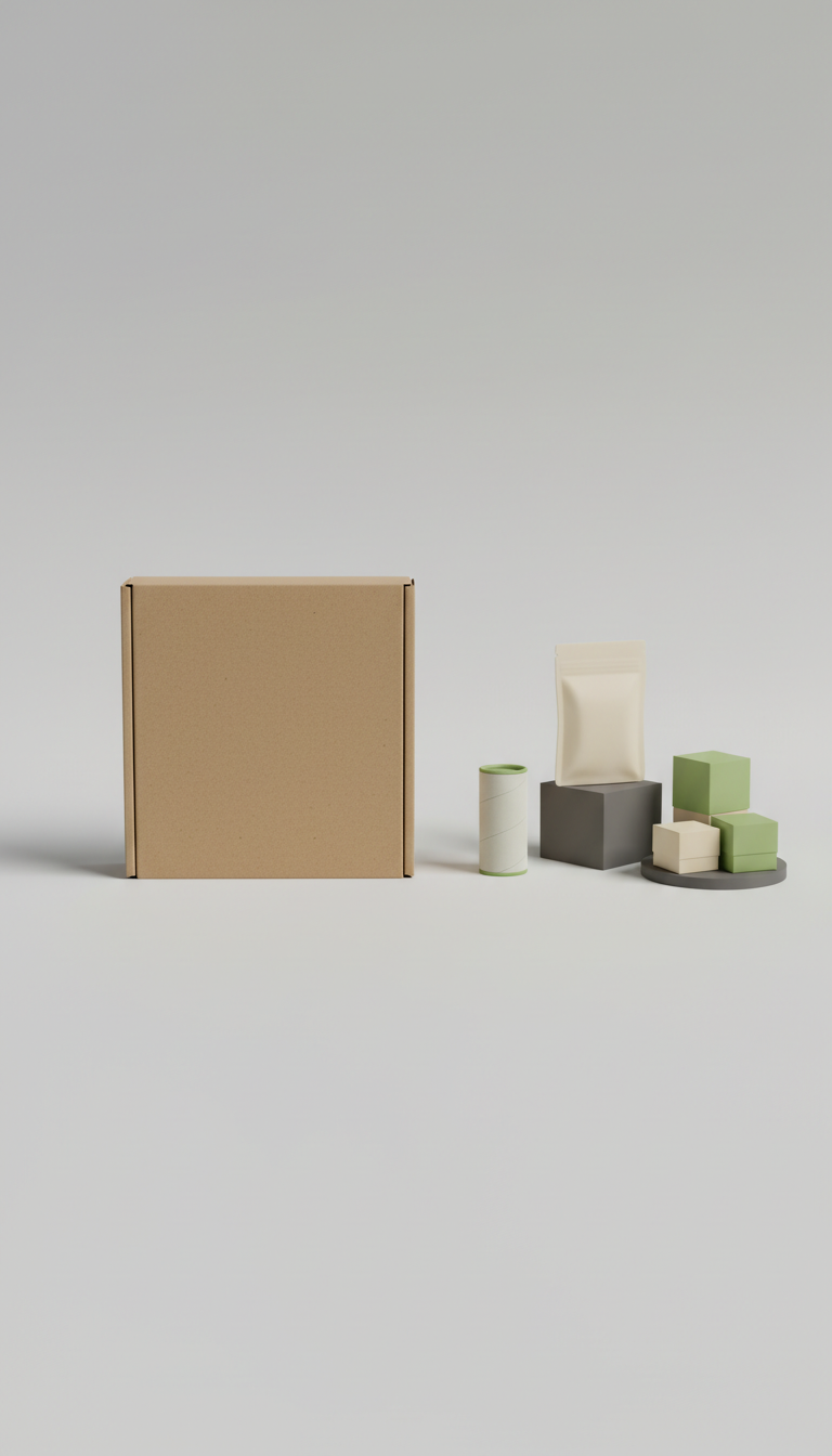 Recycled Kraft Paper Gift Box